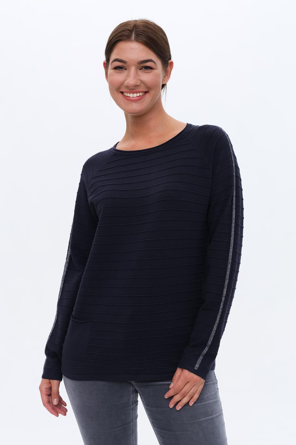 Пуловер Barbara Lebek тёмно-синий