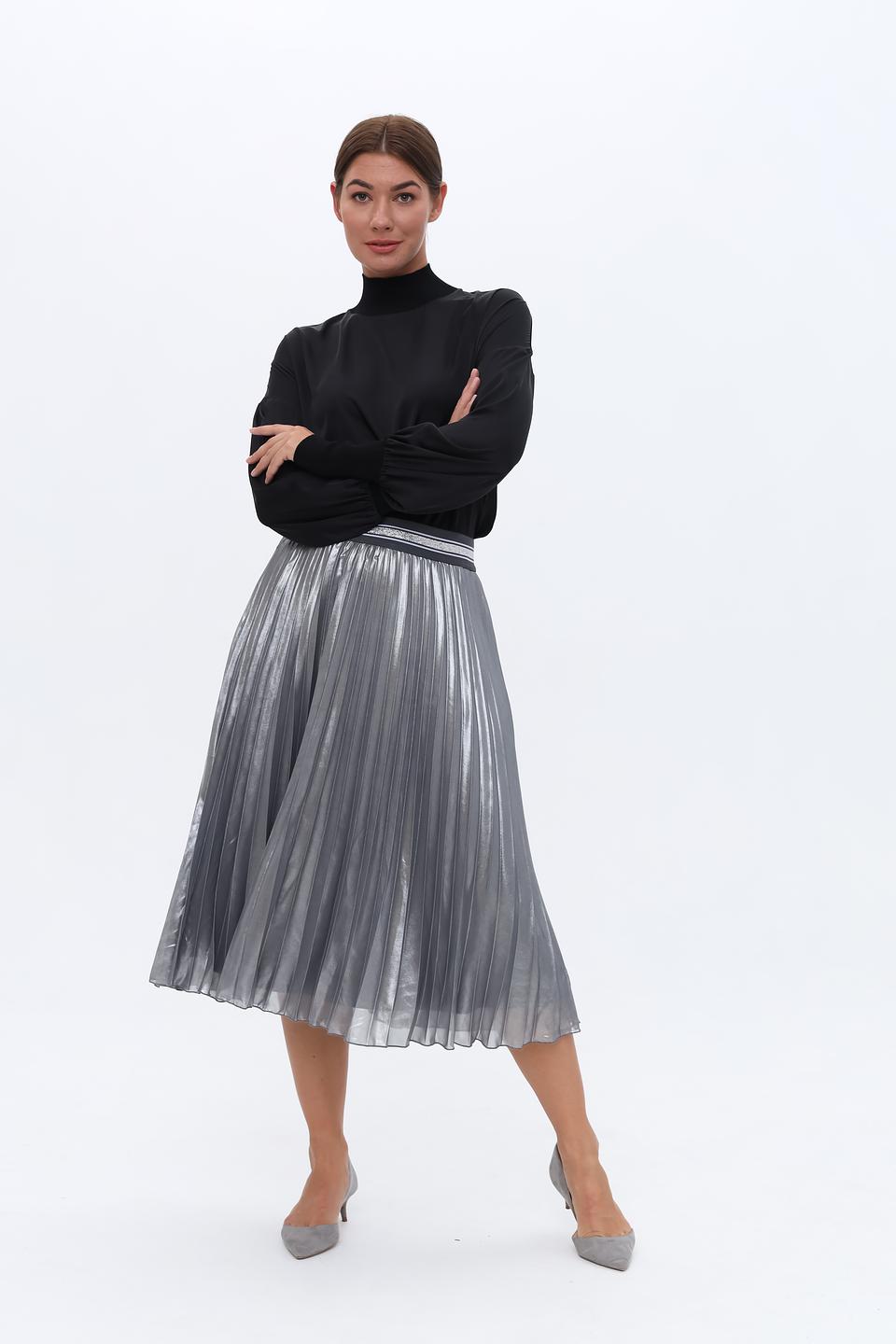 Юбка Monari плиссированная серая