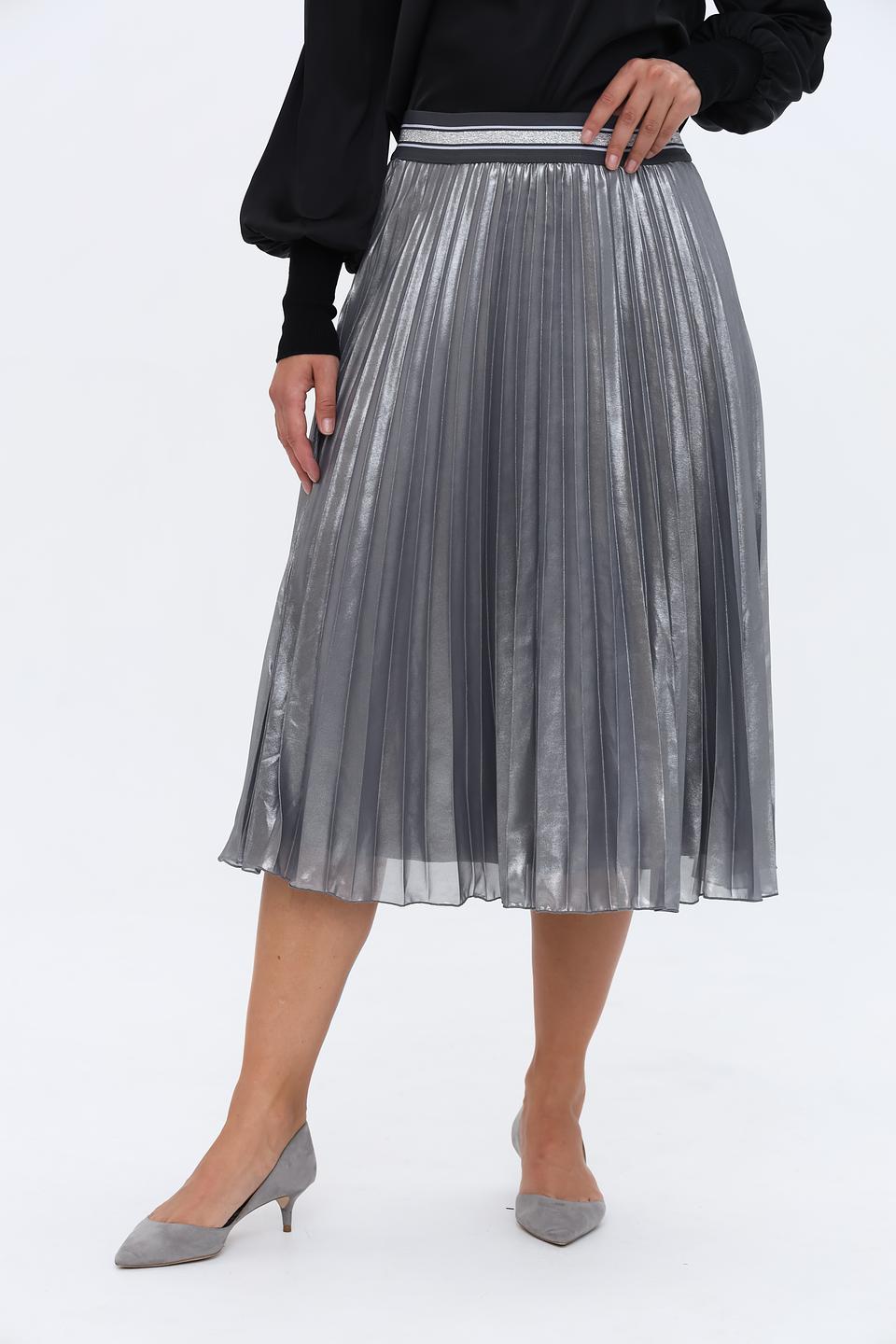 Юбка Monari плиссированная серая