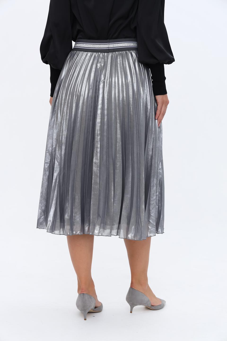 Юбка Monari плиссированная серая