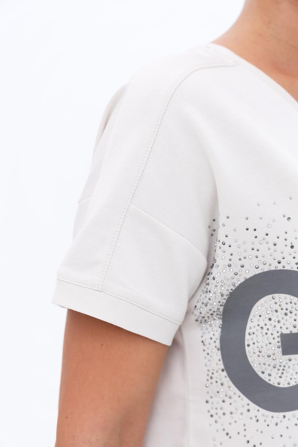 Футболка Monari с надписью Glow белый