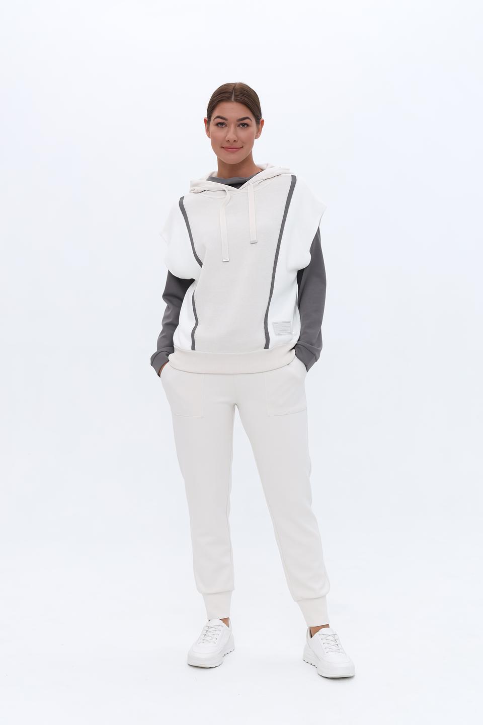 Жилет Monari с капюшоном серый