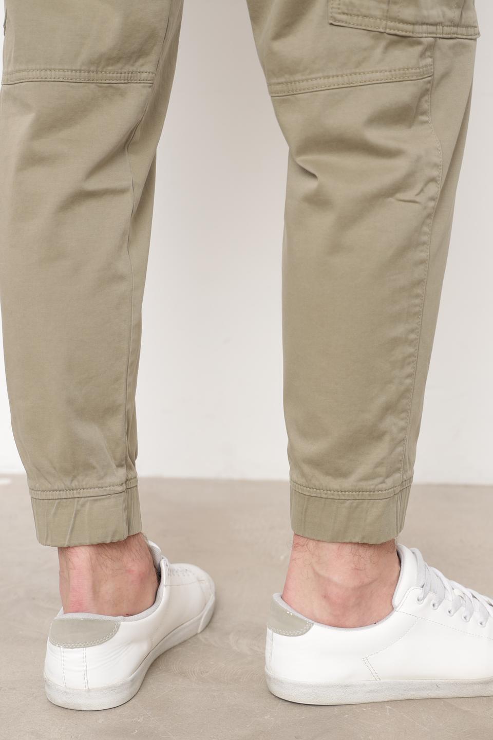 Брюки карго Boss Orange хаки