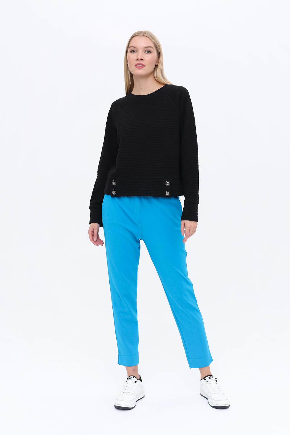 Джемпер Emporio Armani чёрный с пуговицами