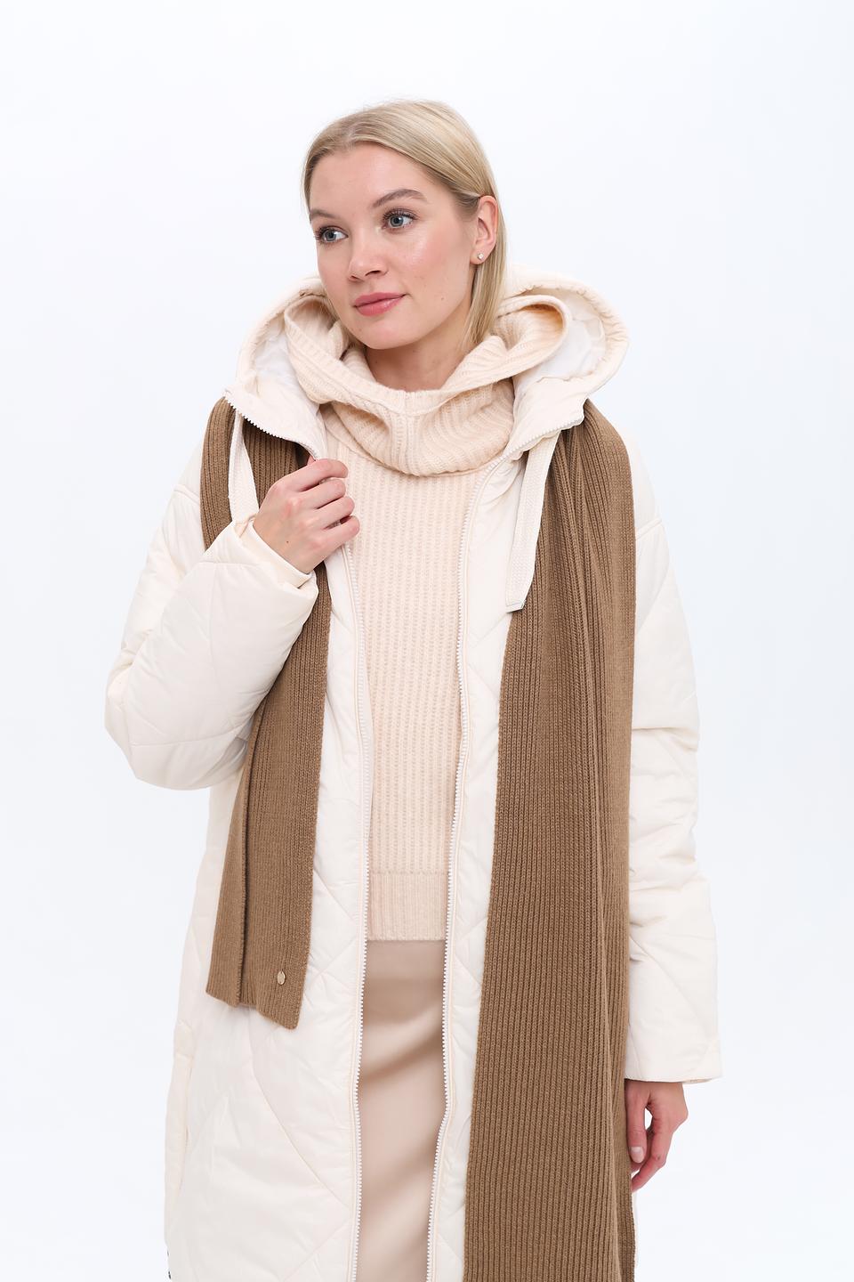 Шарф Coccinelle коричневый