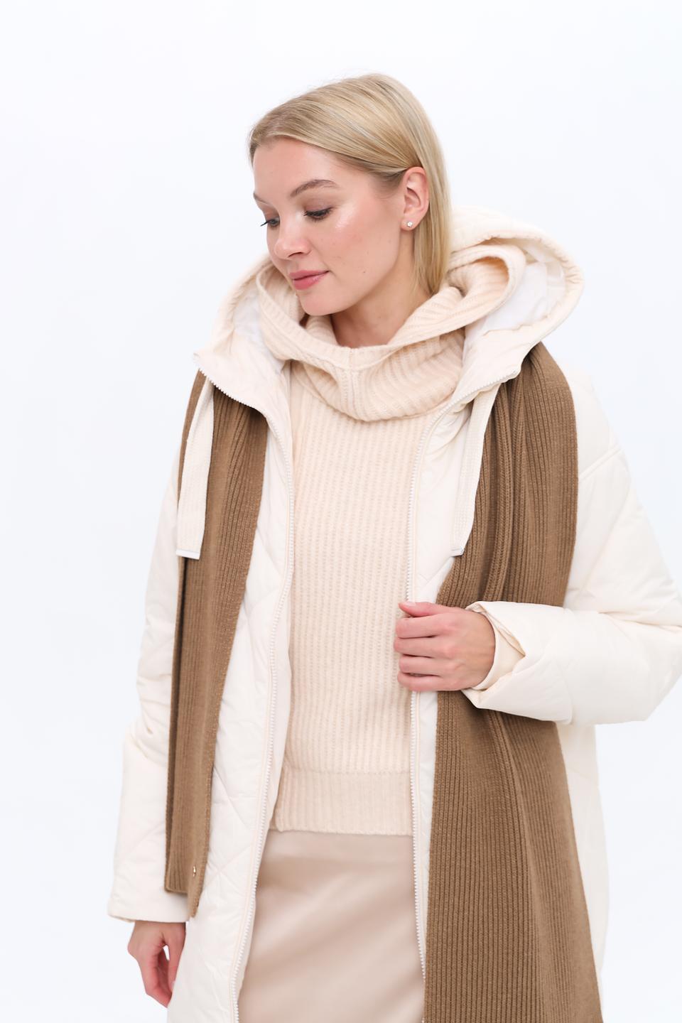 Шарф Coccinelle коричневый