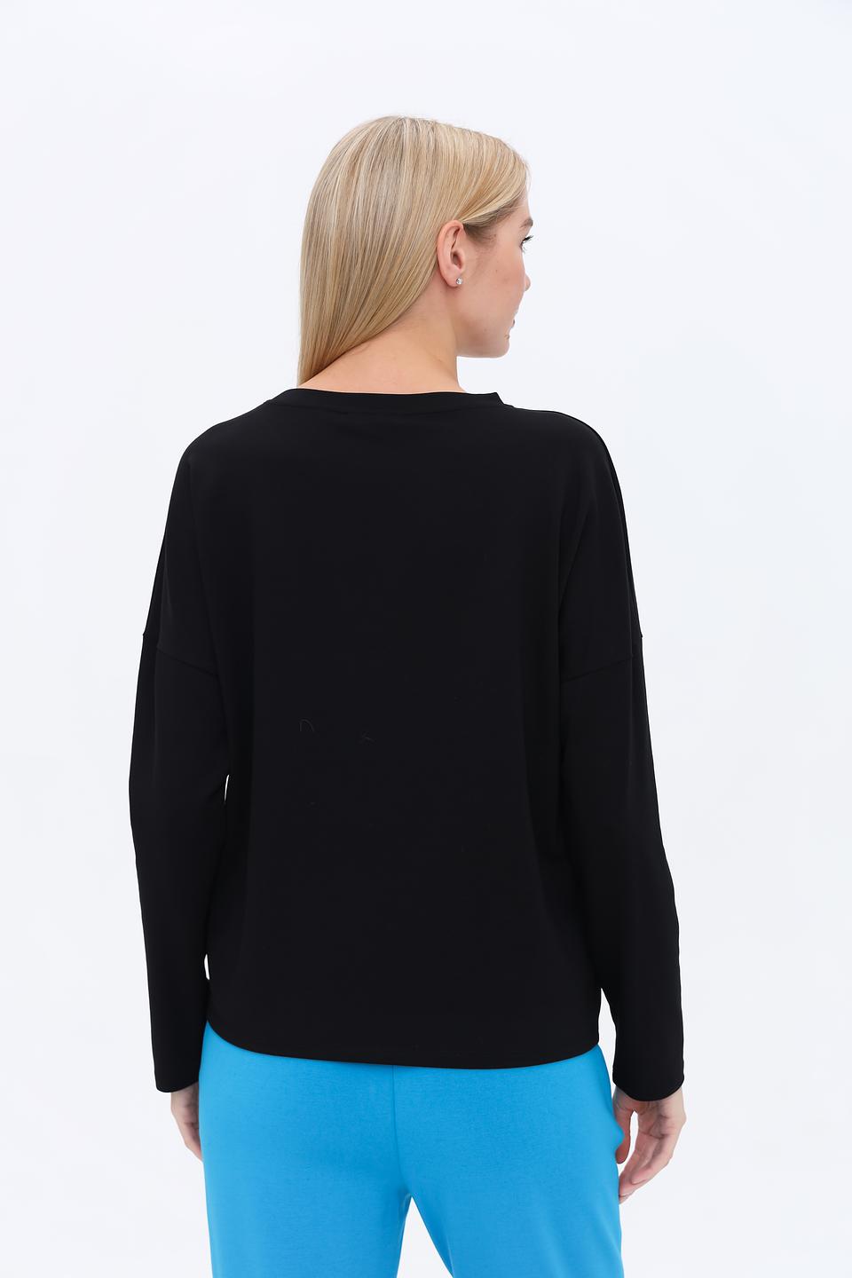 Пуловер Margittes с надписью чёрный