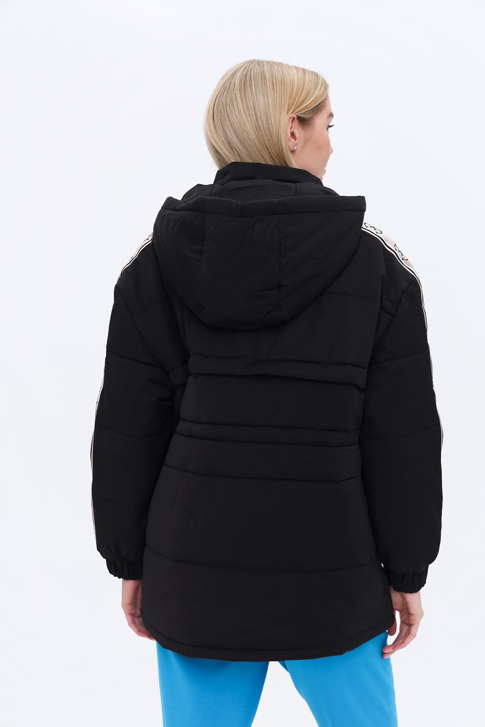 Куртка Guess жен. с логотипом чёрная