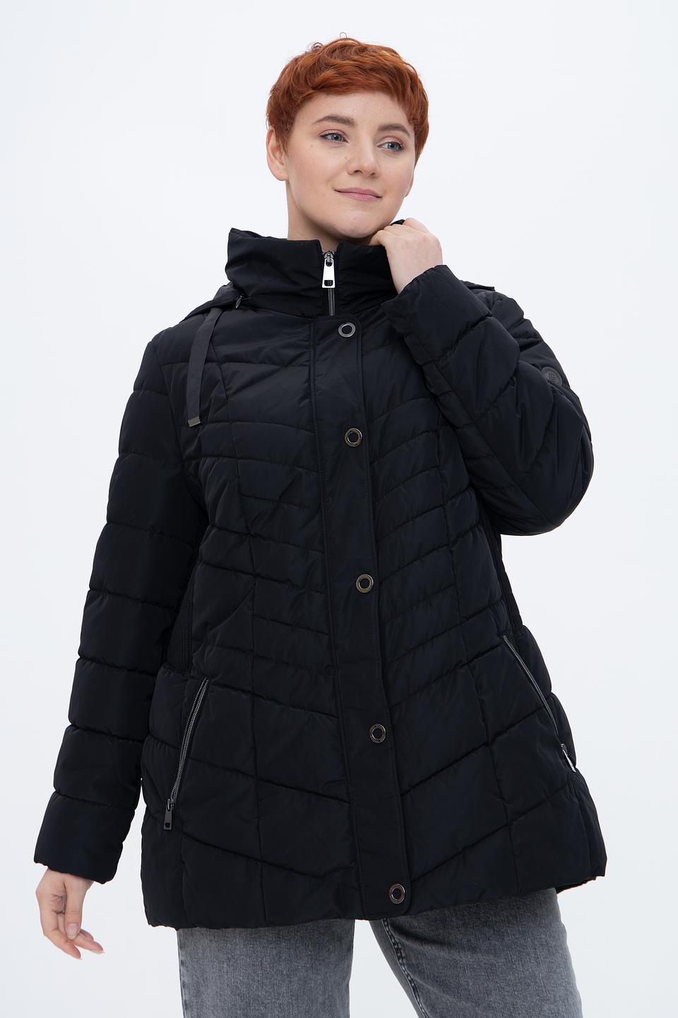 Куртка Lebek стеганая чёрная