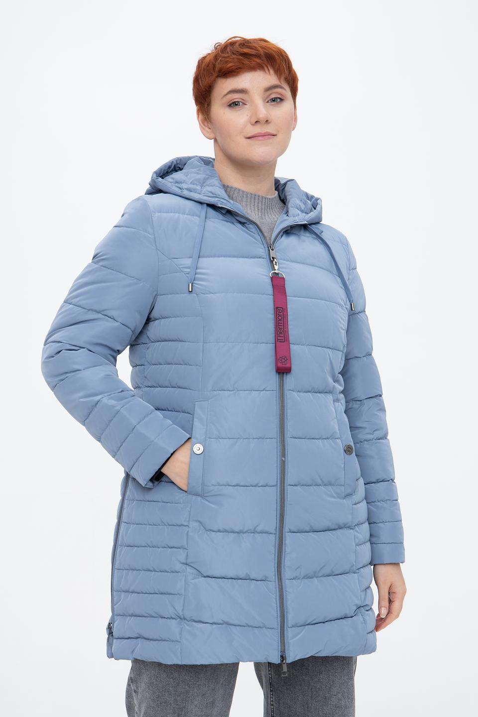 Куртка Lebek стеганая голубая
