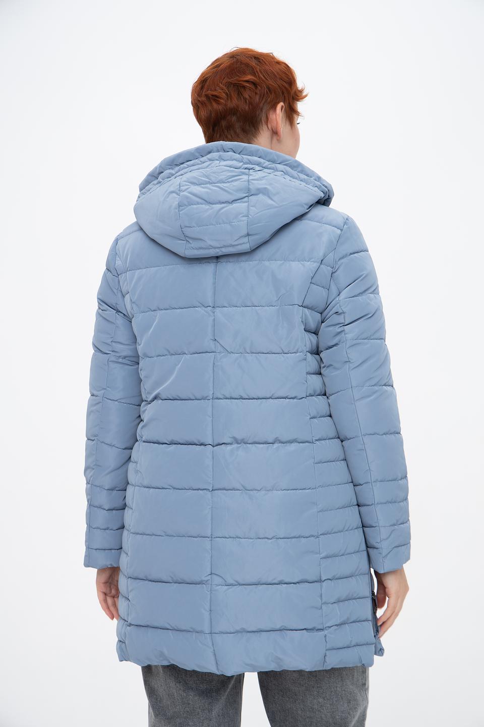 Куртка Lebek стеганая голубая