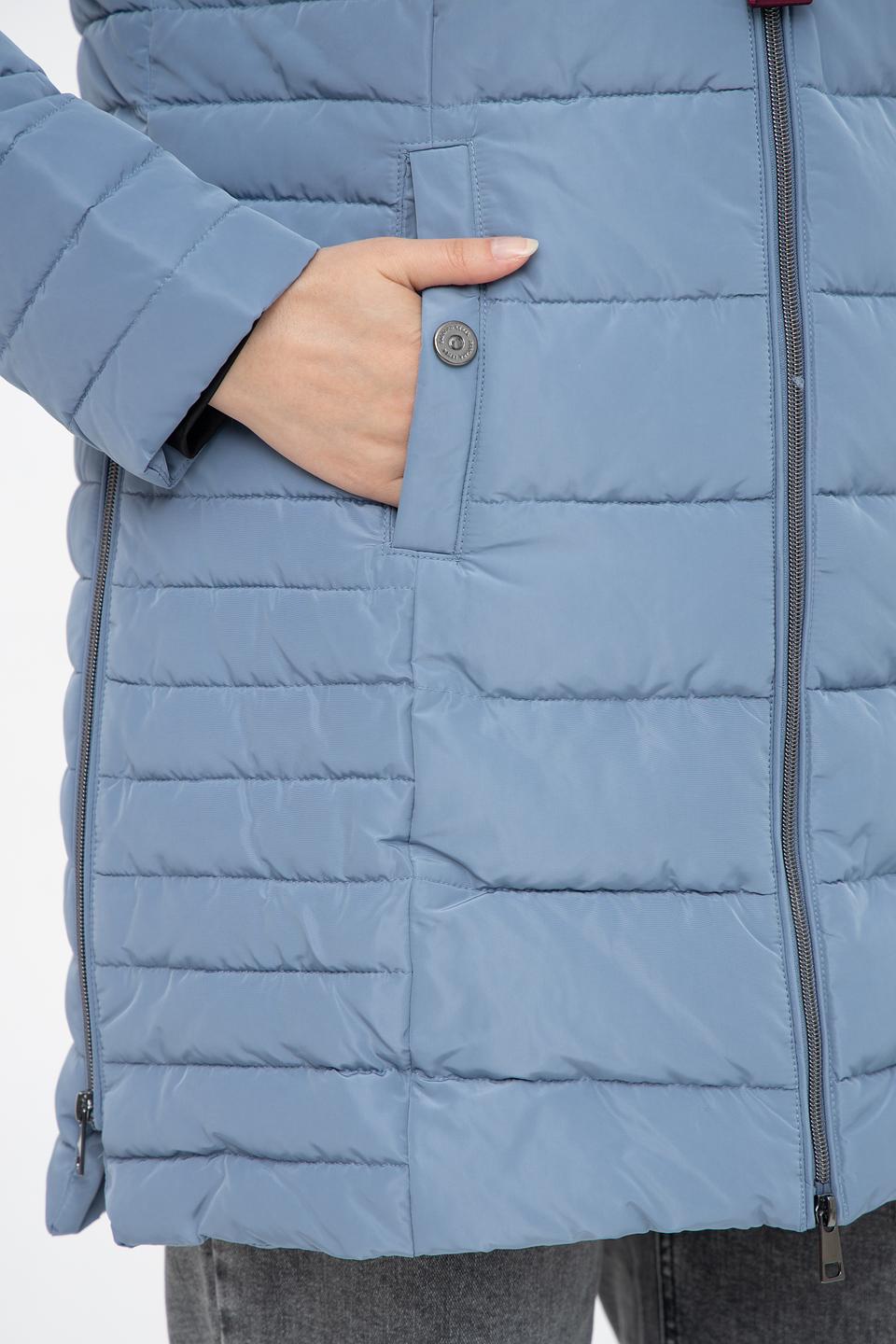 Куртка Lebek стеганая голубая