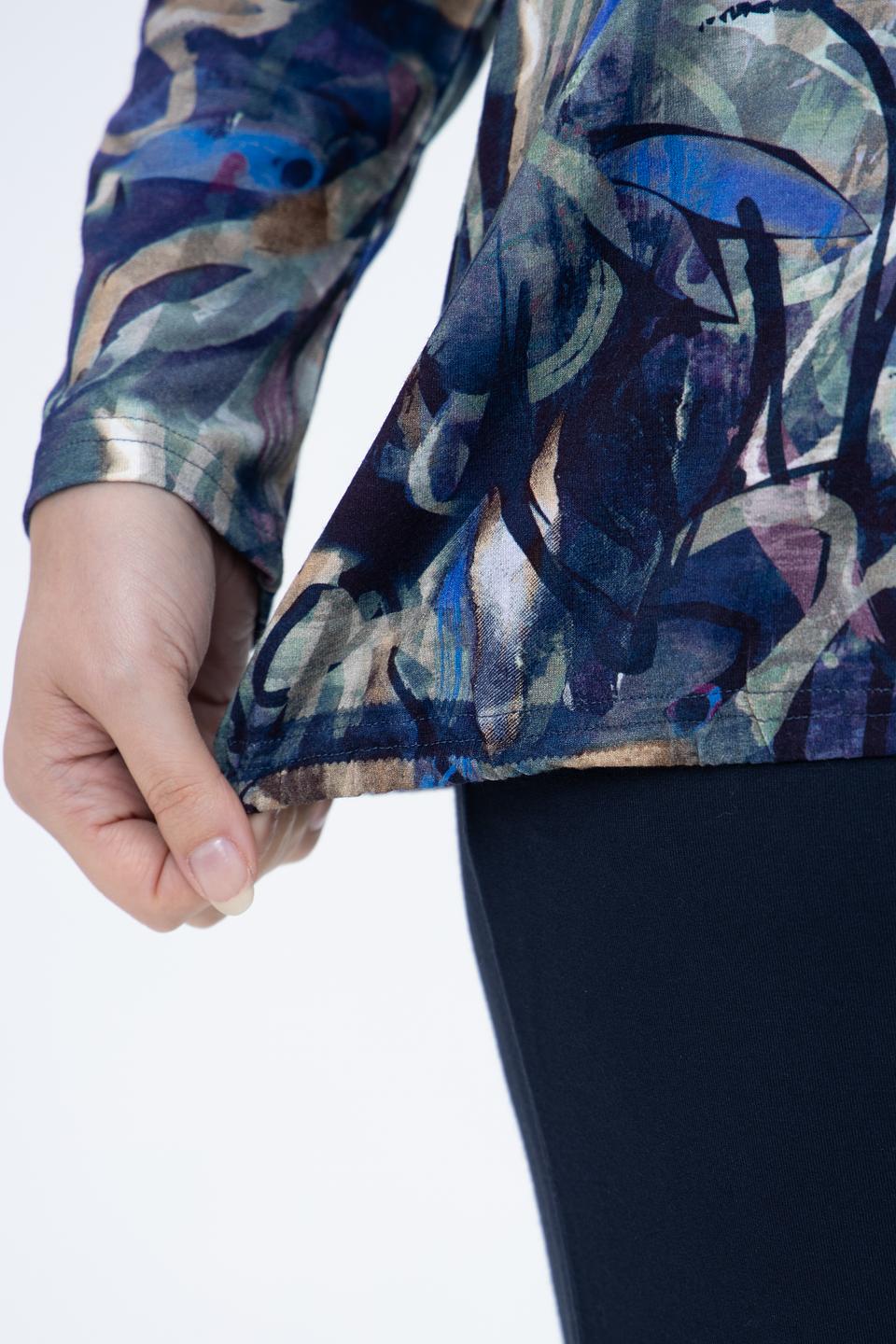 Лонгслив Doris Streich с абстрактным принтом