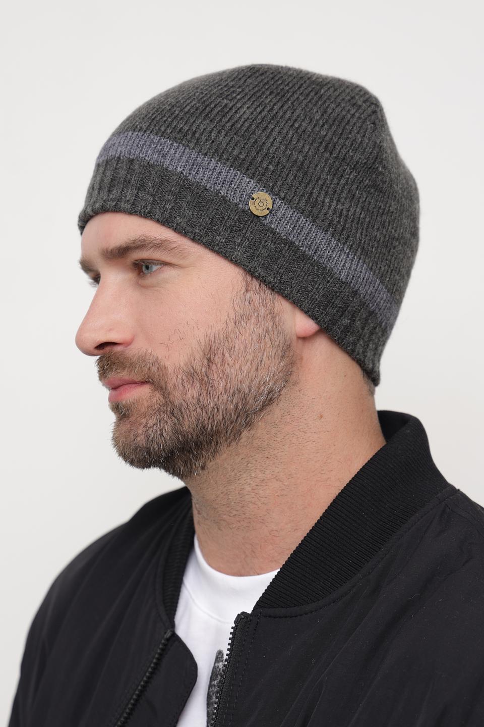 Шапка Bugatti ACC серая