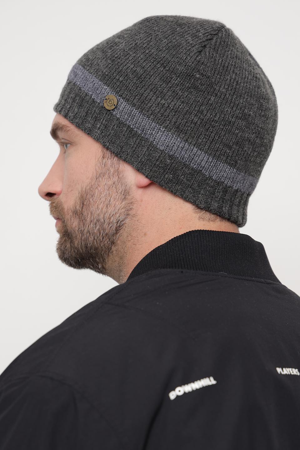 Шапка Bugatti ACC серая