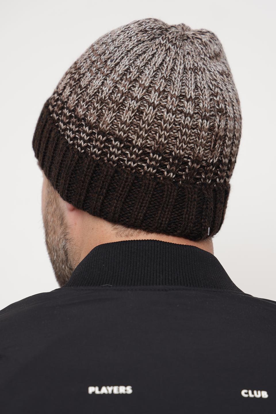 Шапка Wegener мужская коричневая