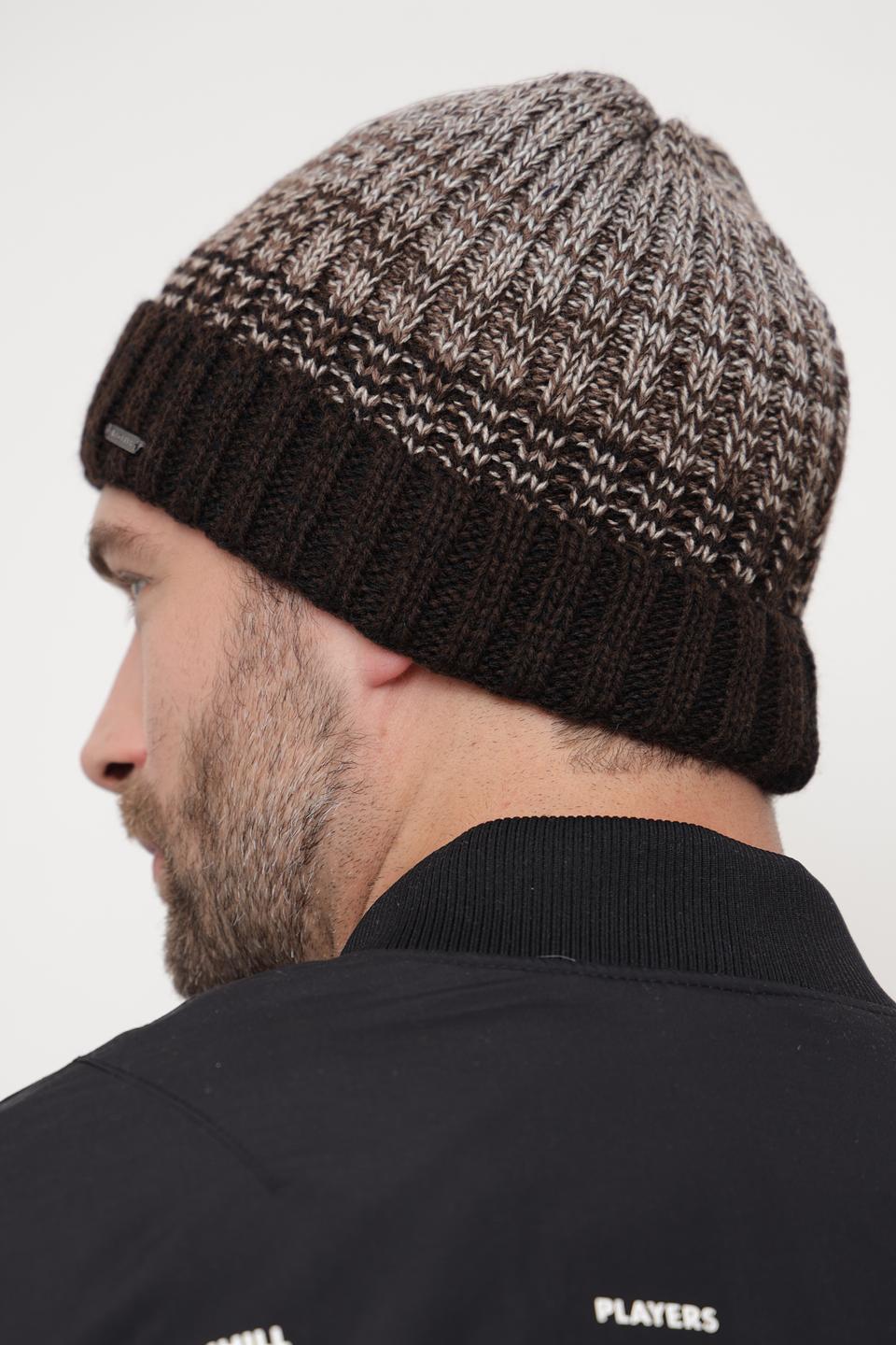 Шапка Wegener мужская коричневая