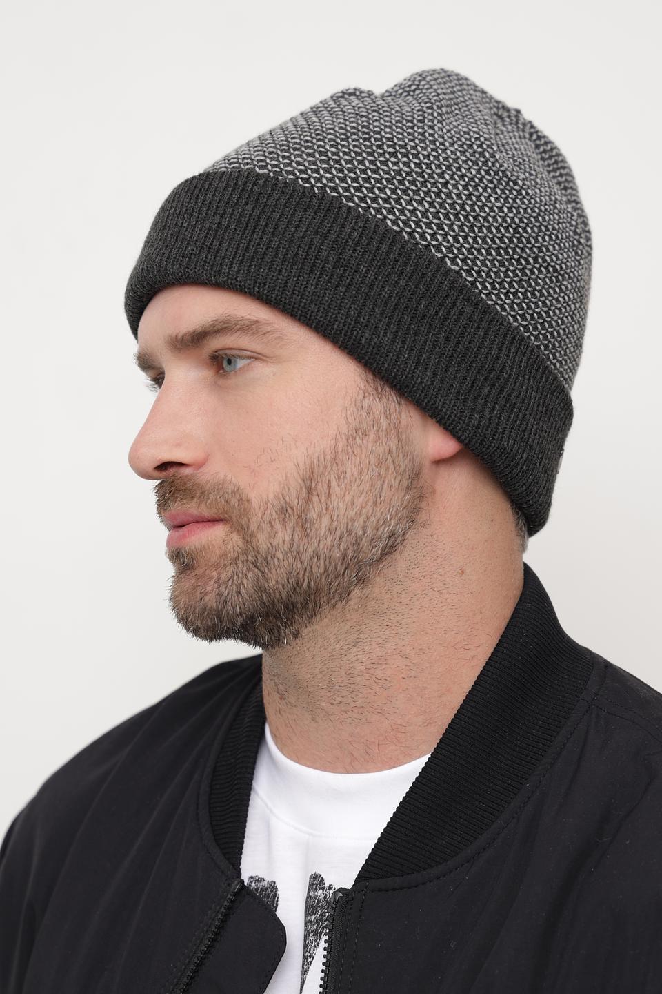 Шапка Wegener мужская серая