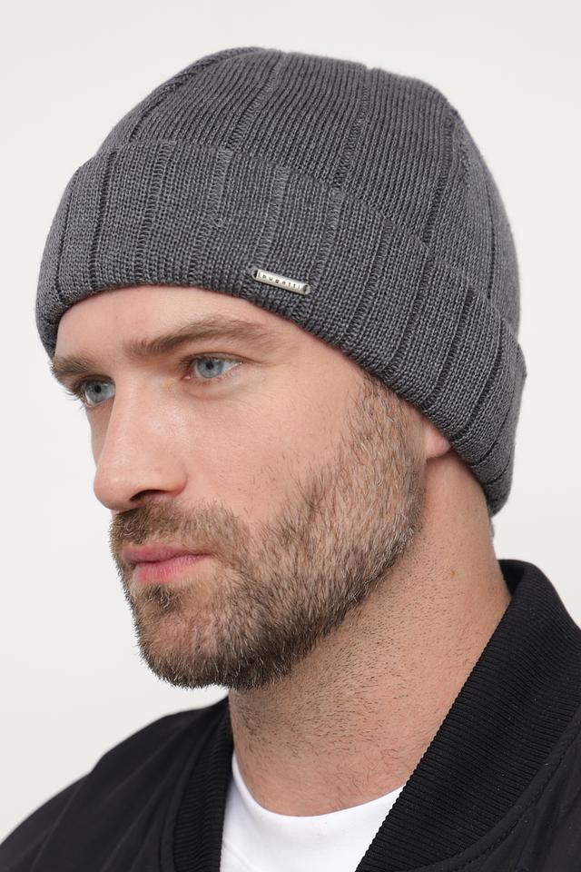 Шапка Bugatti ACC серая