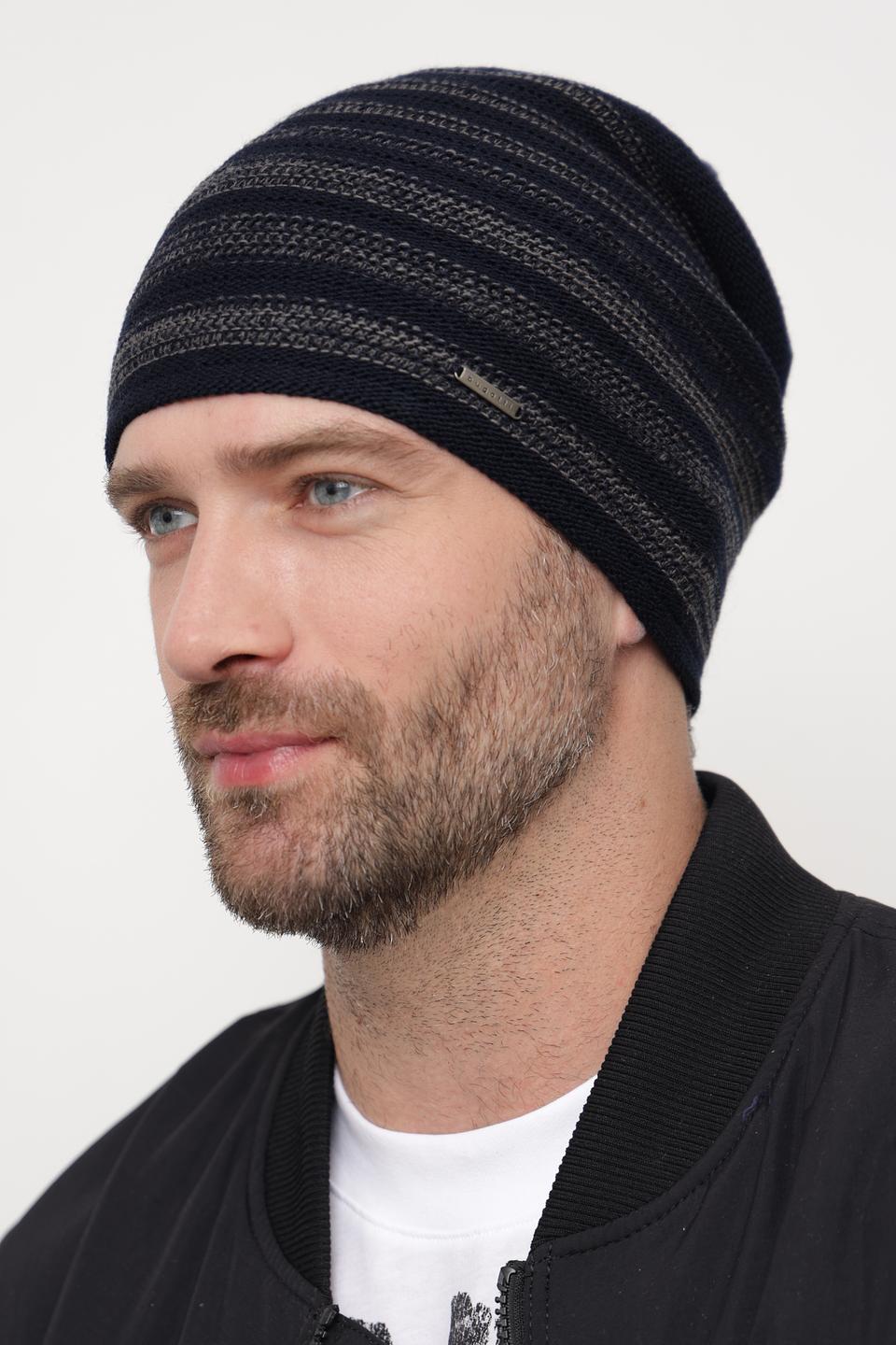 Шапка Bugatti ACC полосатая