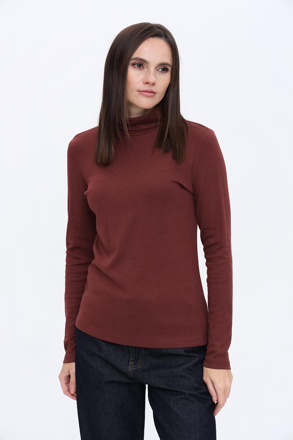 Водолазка Tom Tailor бордовая