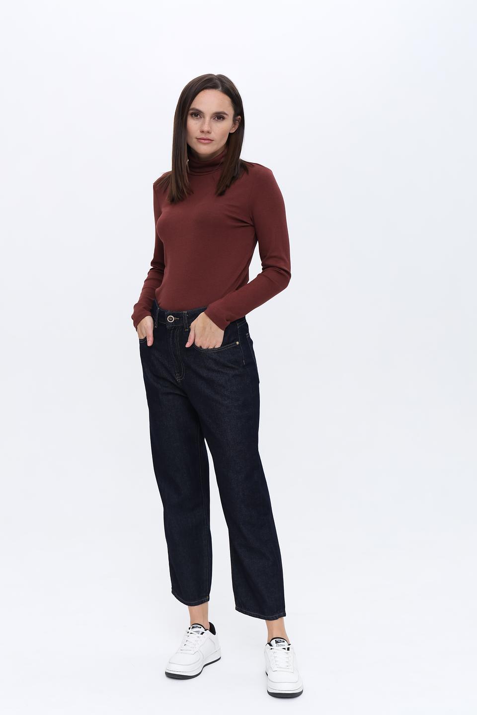 Водолазка Tom Tailor бордовая