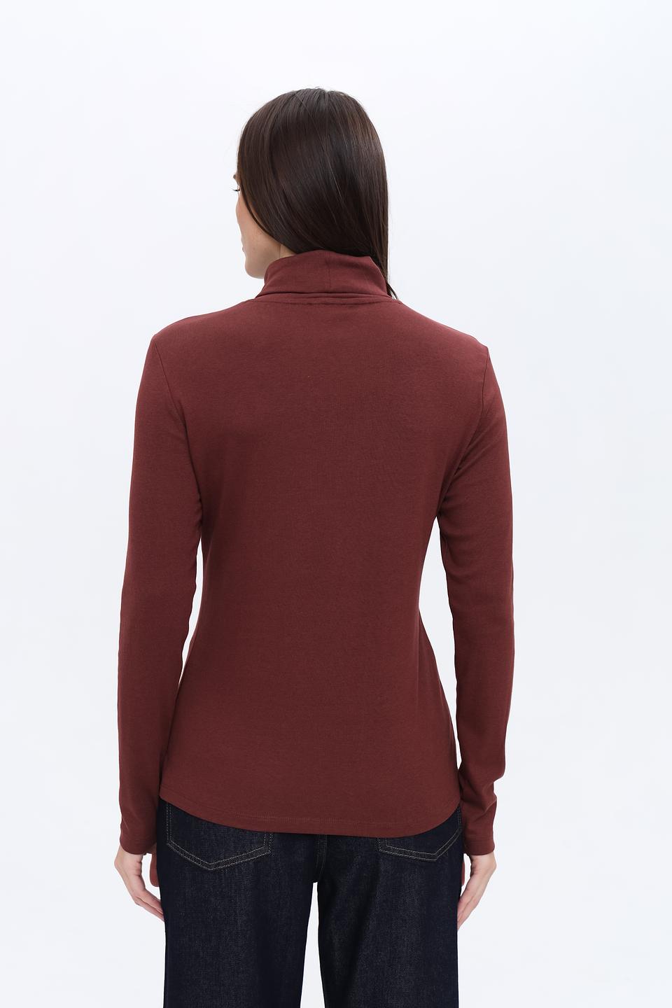 Водолазка Tom Tailor бордовая