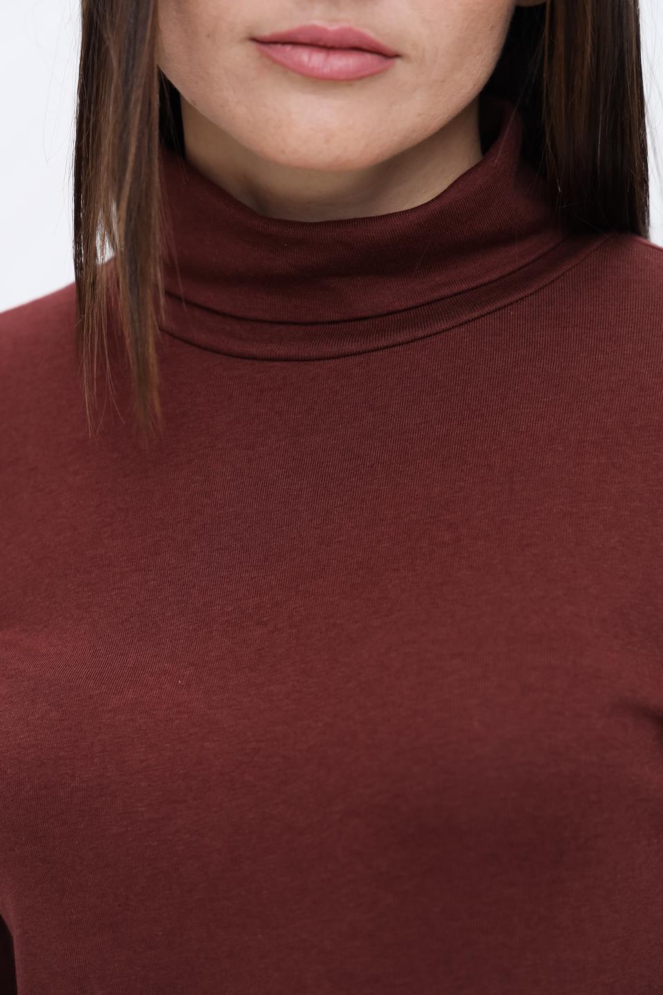 Водолазка Tom Tailor бордовая
