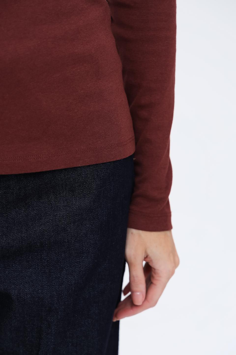 Водолазка Tom Tailor бордовая