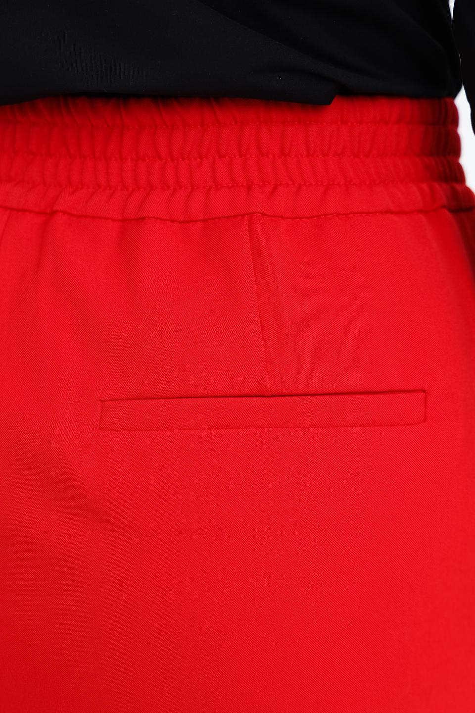 Брюки More and More красные с резинкой