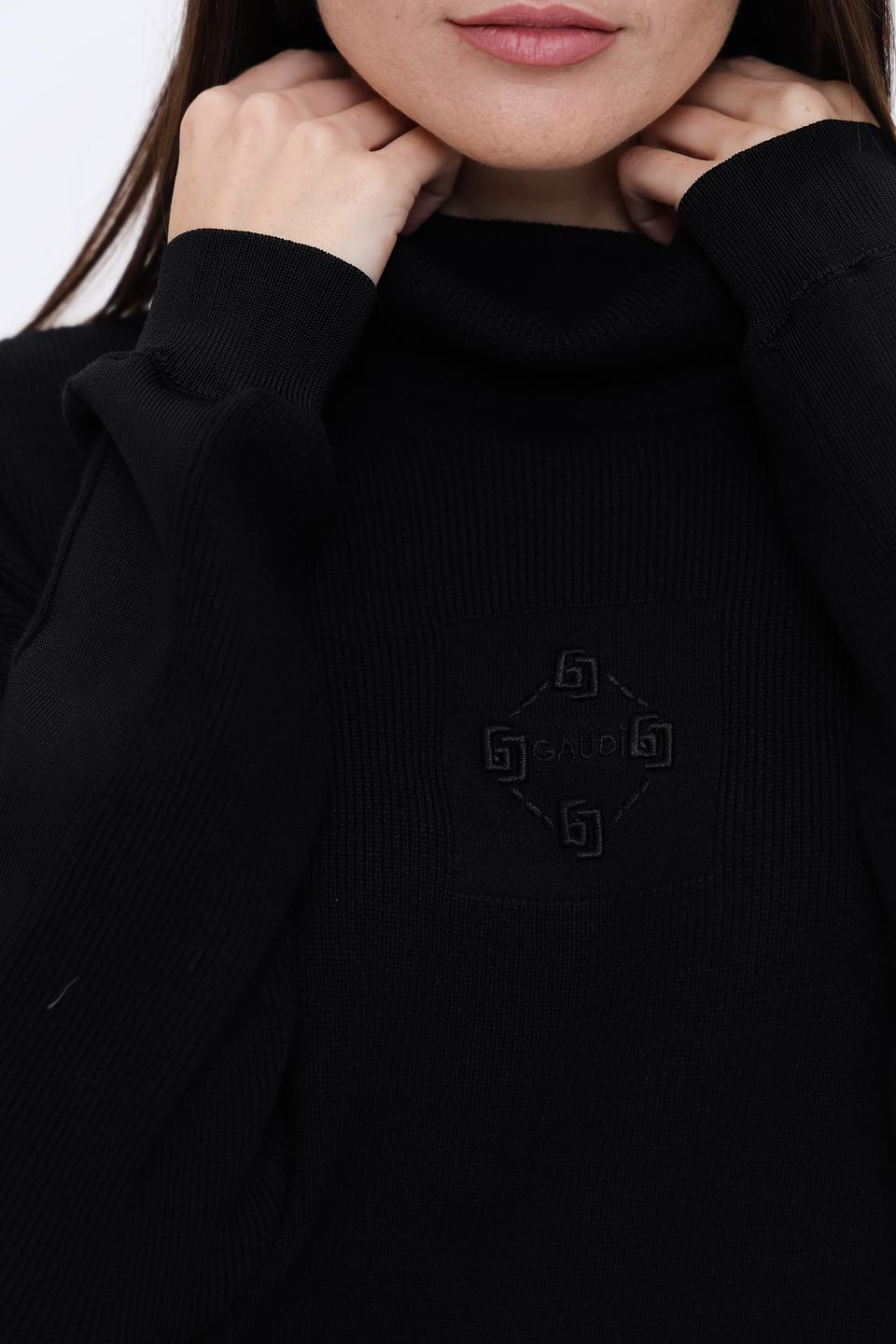 Платье Gaudi чёрное с логотипом