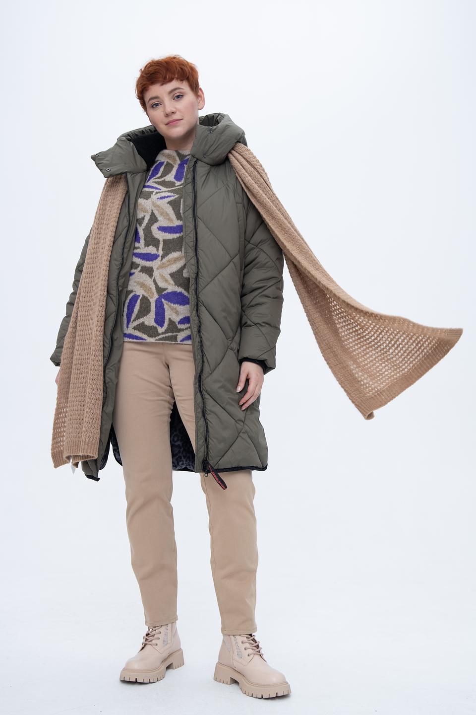 Шарф Penny Black вязаный бежевый