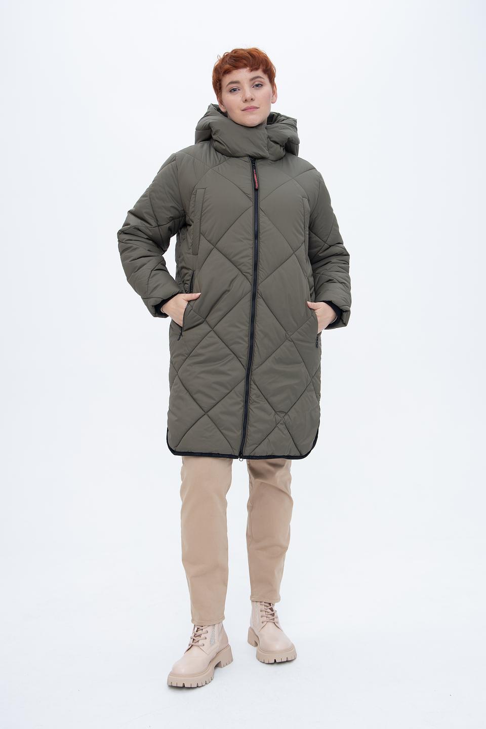 Пальто Frieda and Freddies стеганое хаки