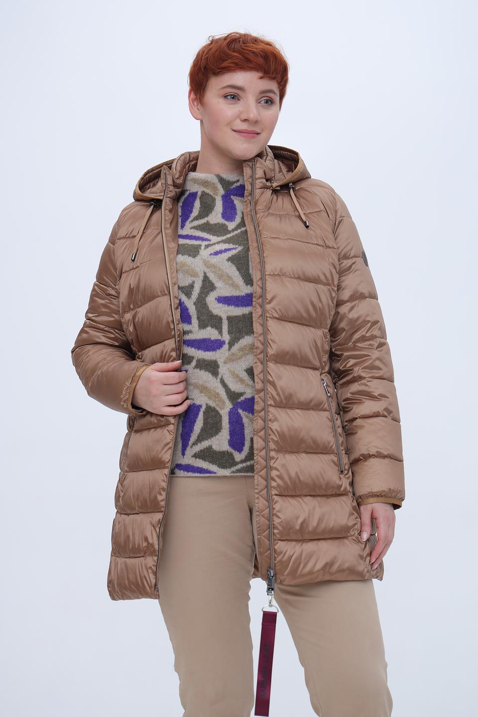 Куртка Barbara Lebek стеганая бежевая