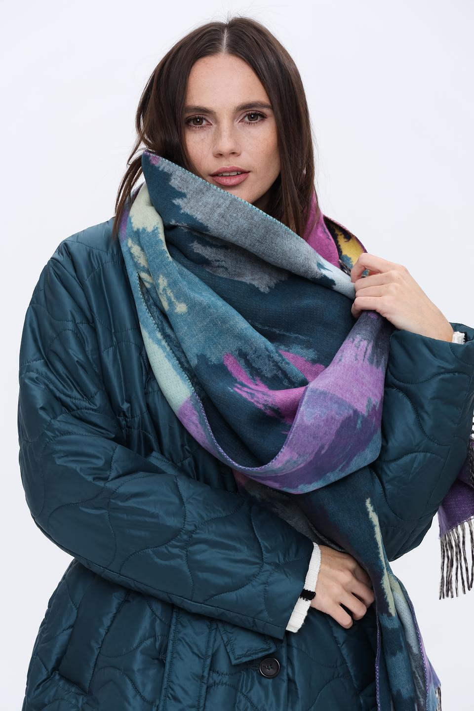 Шарф Fraas с абстрактным принтом