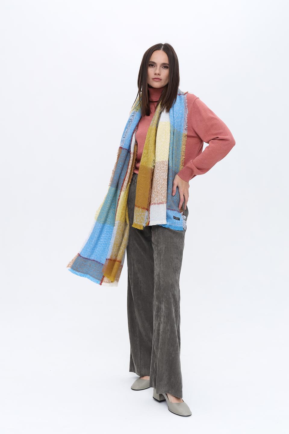 Шарф Fraas в клетку