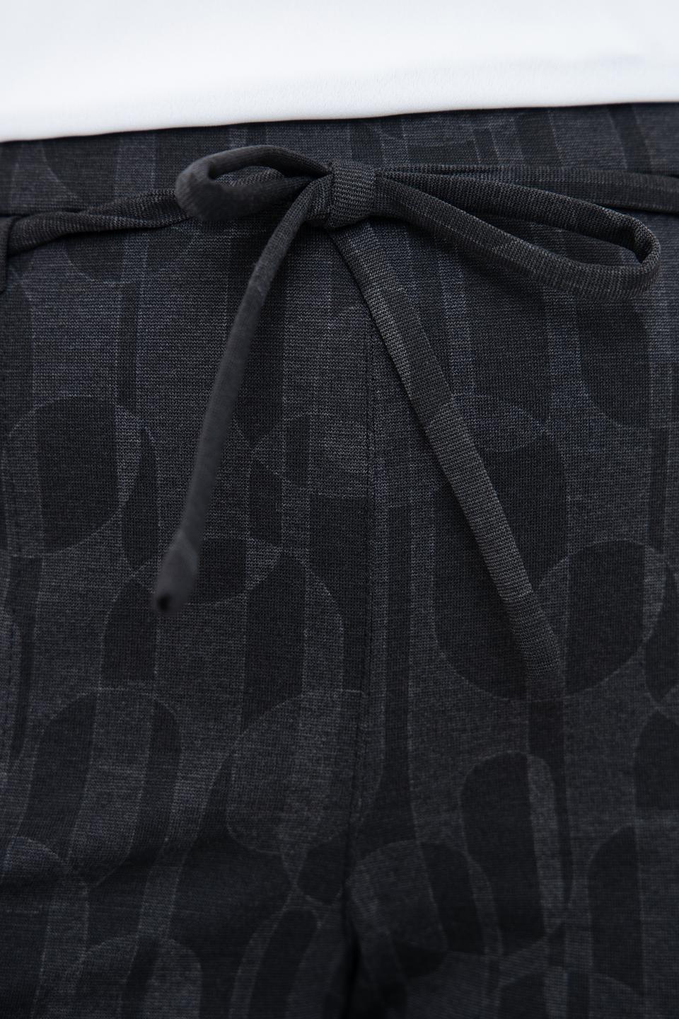 Брюки Zerres с принтом чёрный