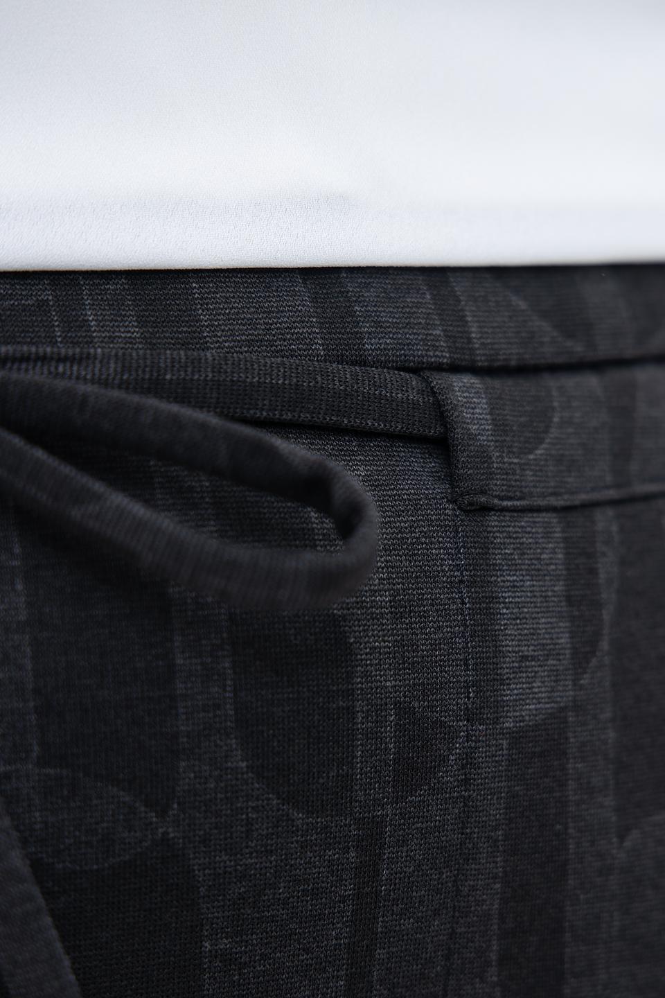 Брюки Zerres с принтом чёрный