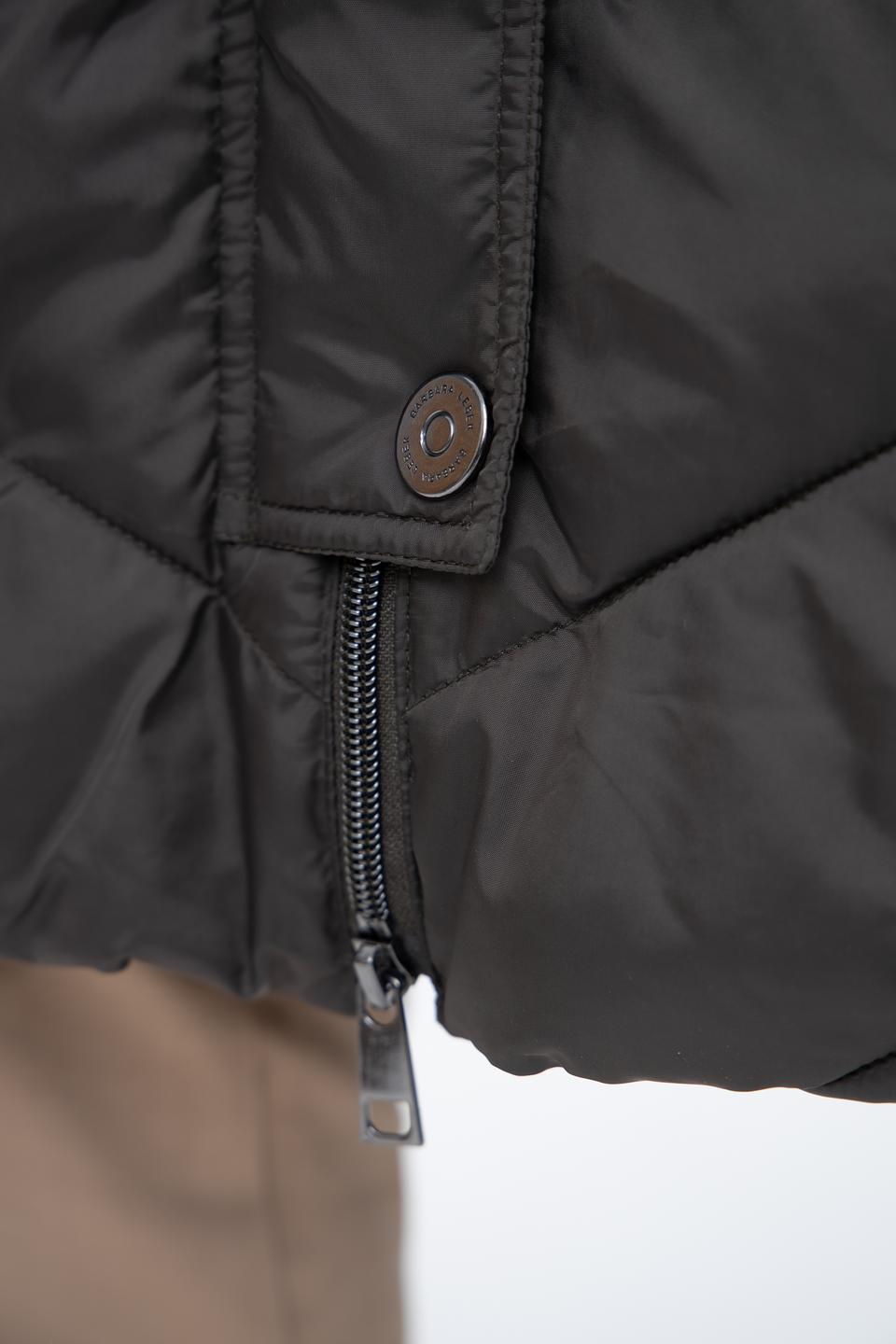 Пальто Lebek стеганое серое