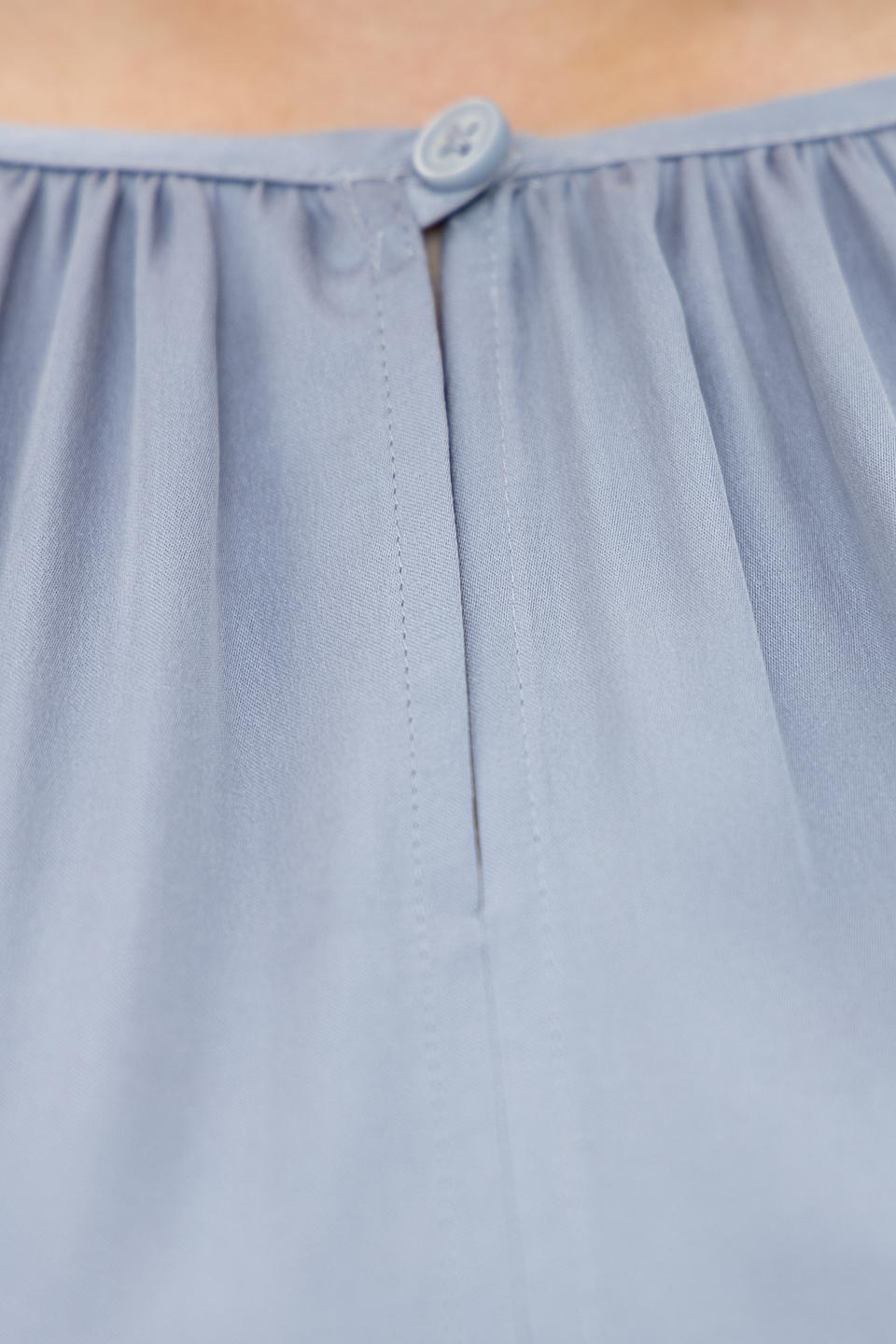 Блуза Gerry Weber голубая с рукавами-фонариками