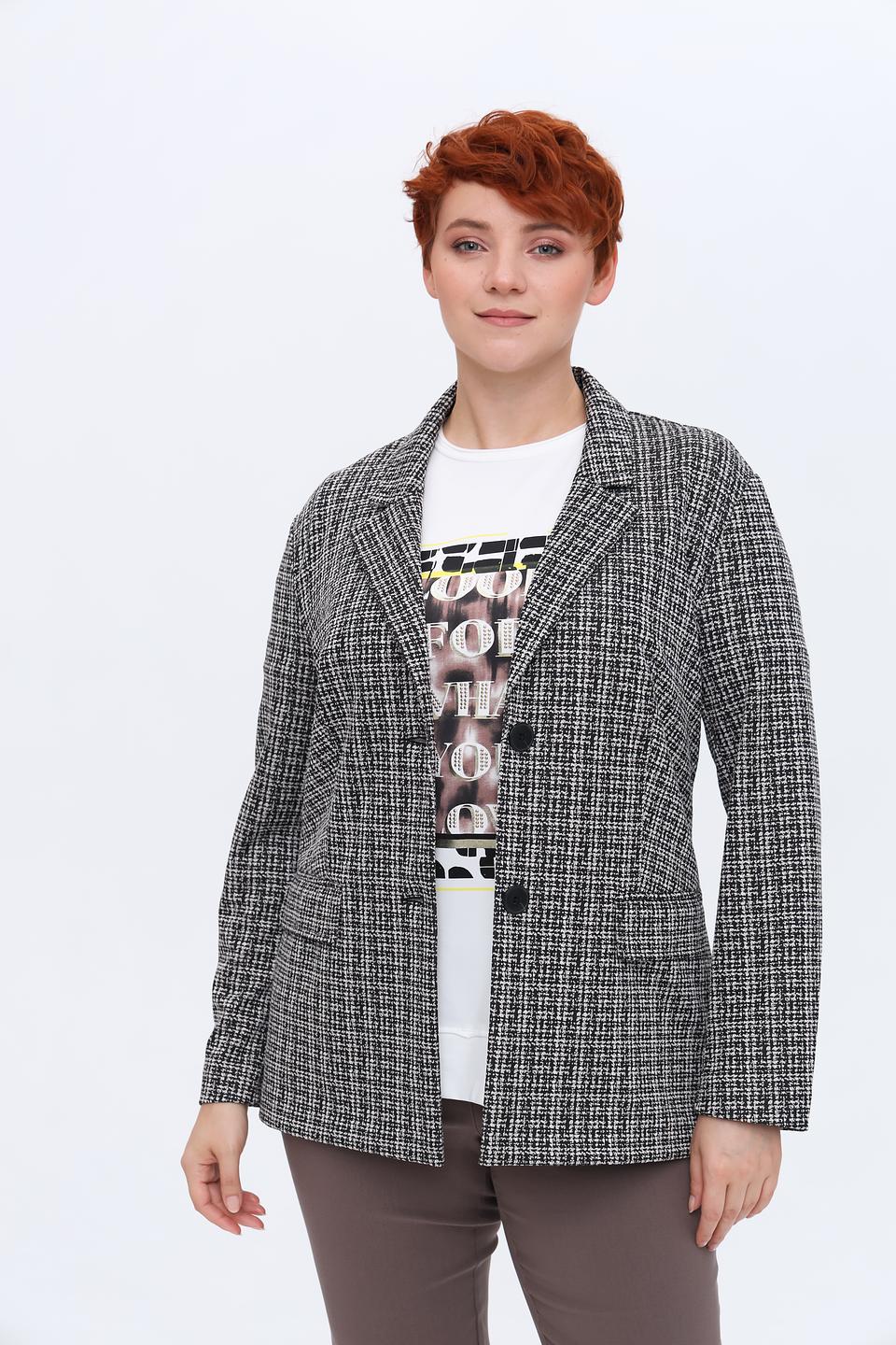 Жакет Lecomte в клетку