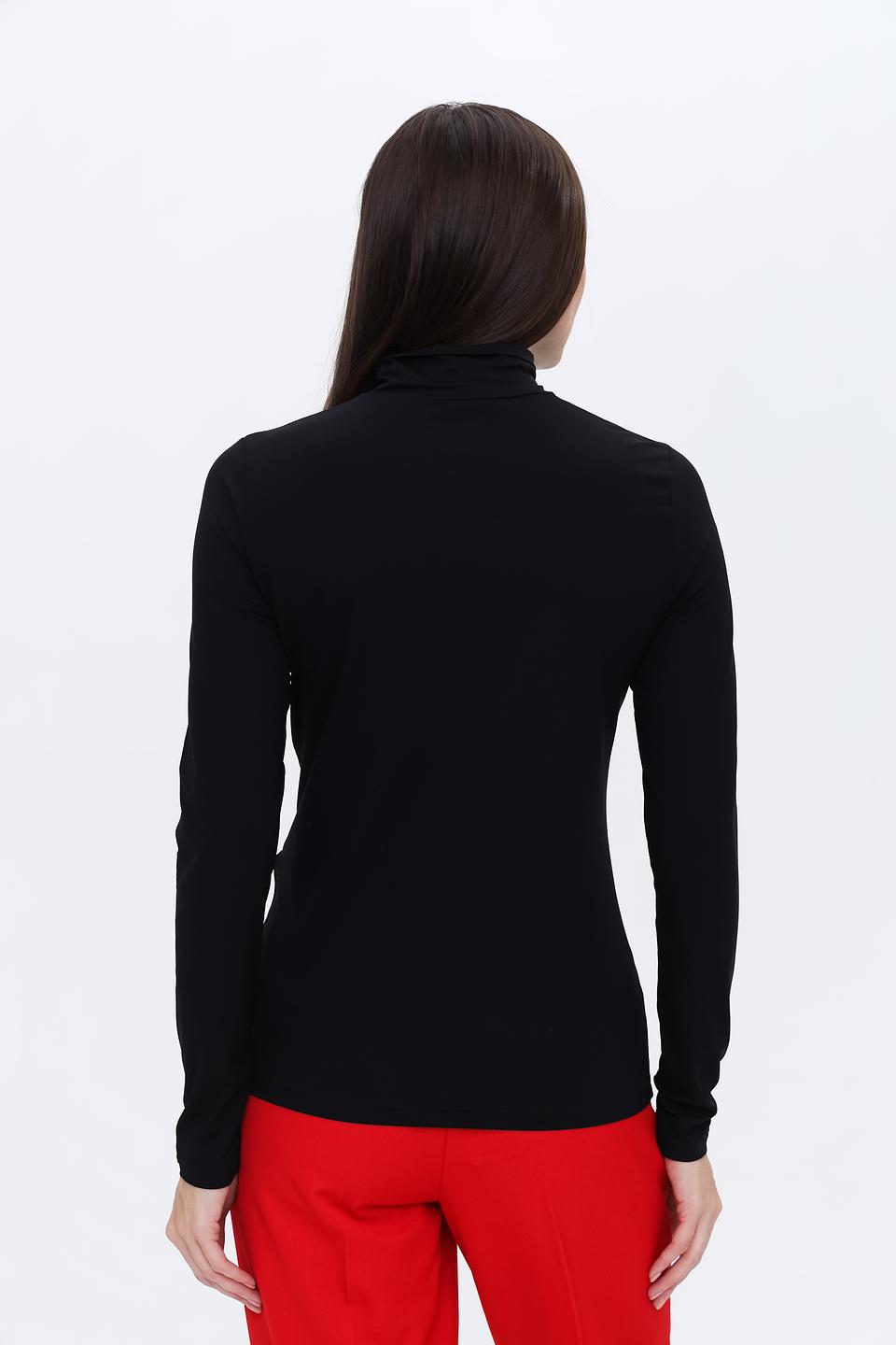 Водолазка Marc Cain с тигром чёрная