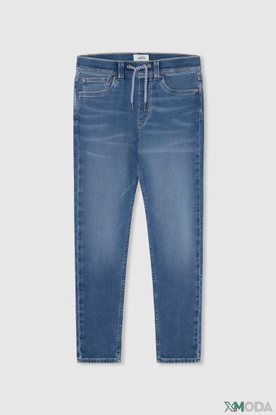 Брюки Pepe Jeans London голубые