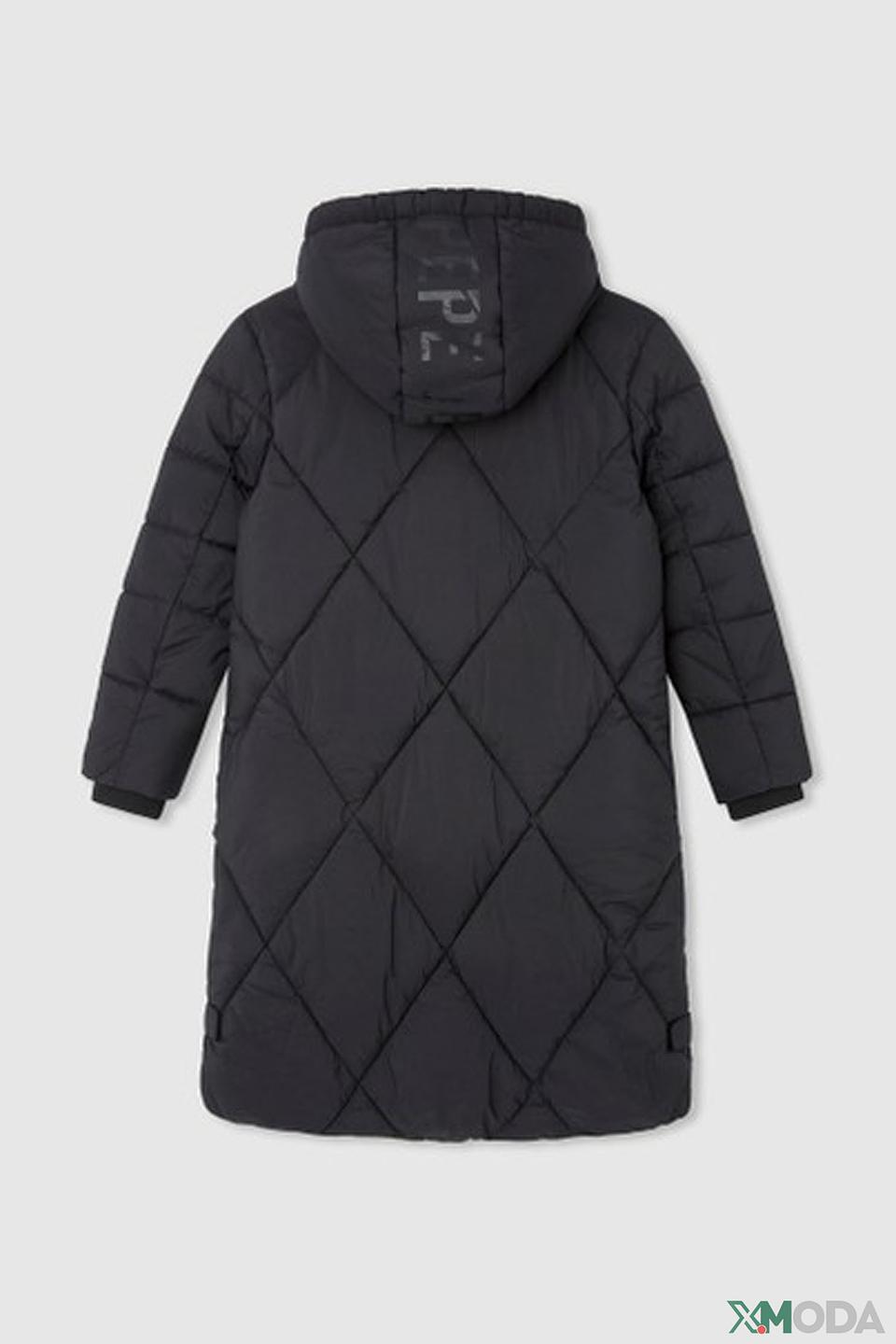 Пальто Pepe Jeans London дев. стеганое чёрное