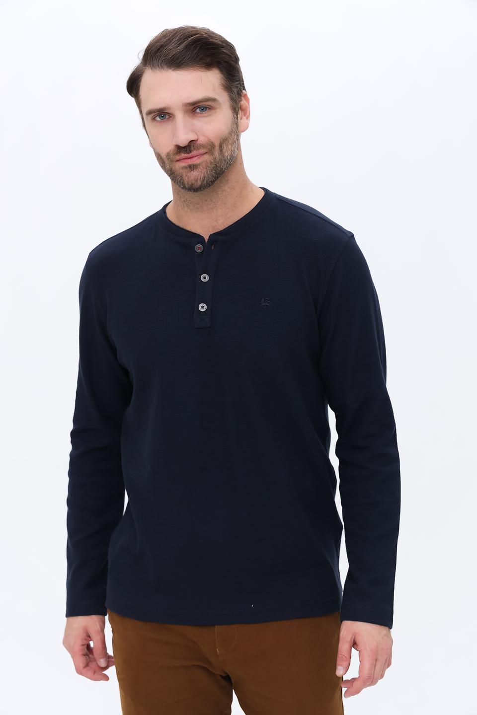 Джемпер Lerros с планкой темно-синий