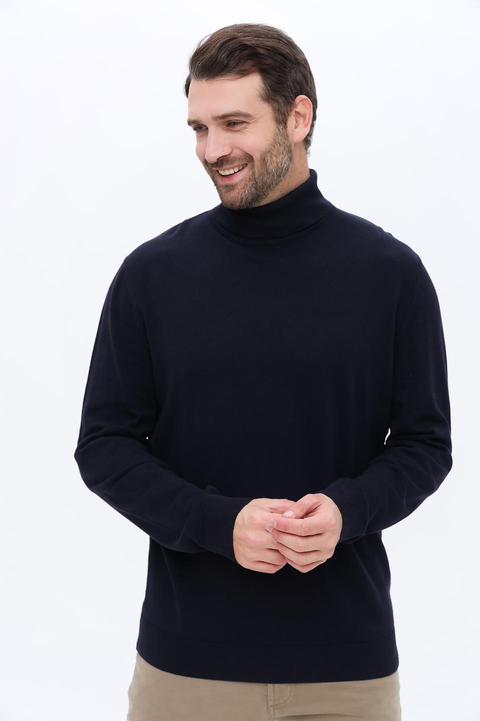 Водолазка Tom Tailor темно-синяя