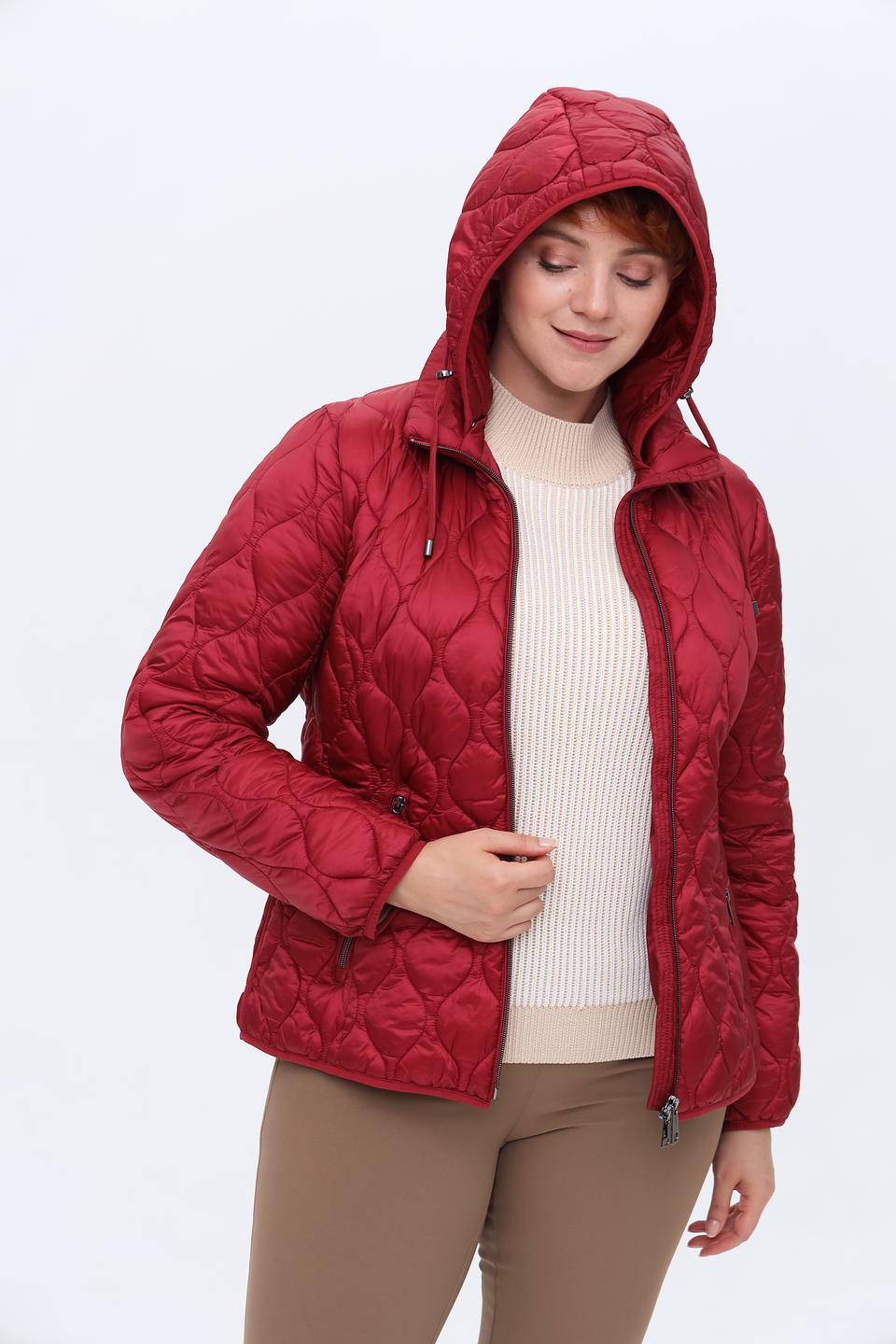 Куртка Lebek стеганая винная