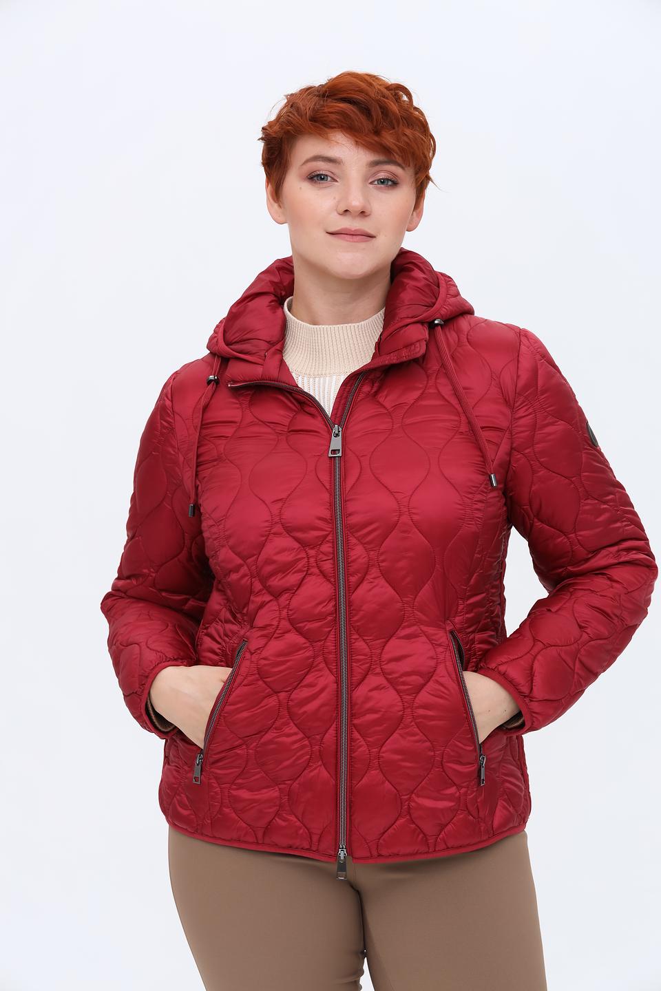 Куртка Lebek стеганая винная