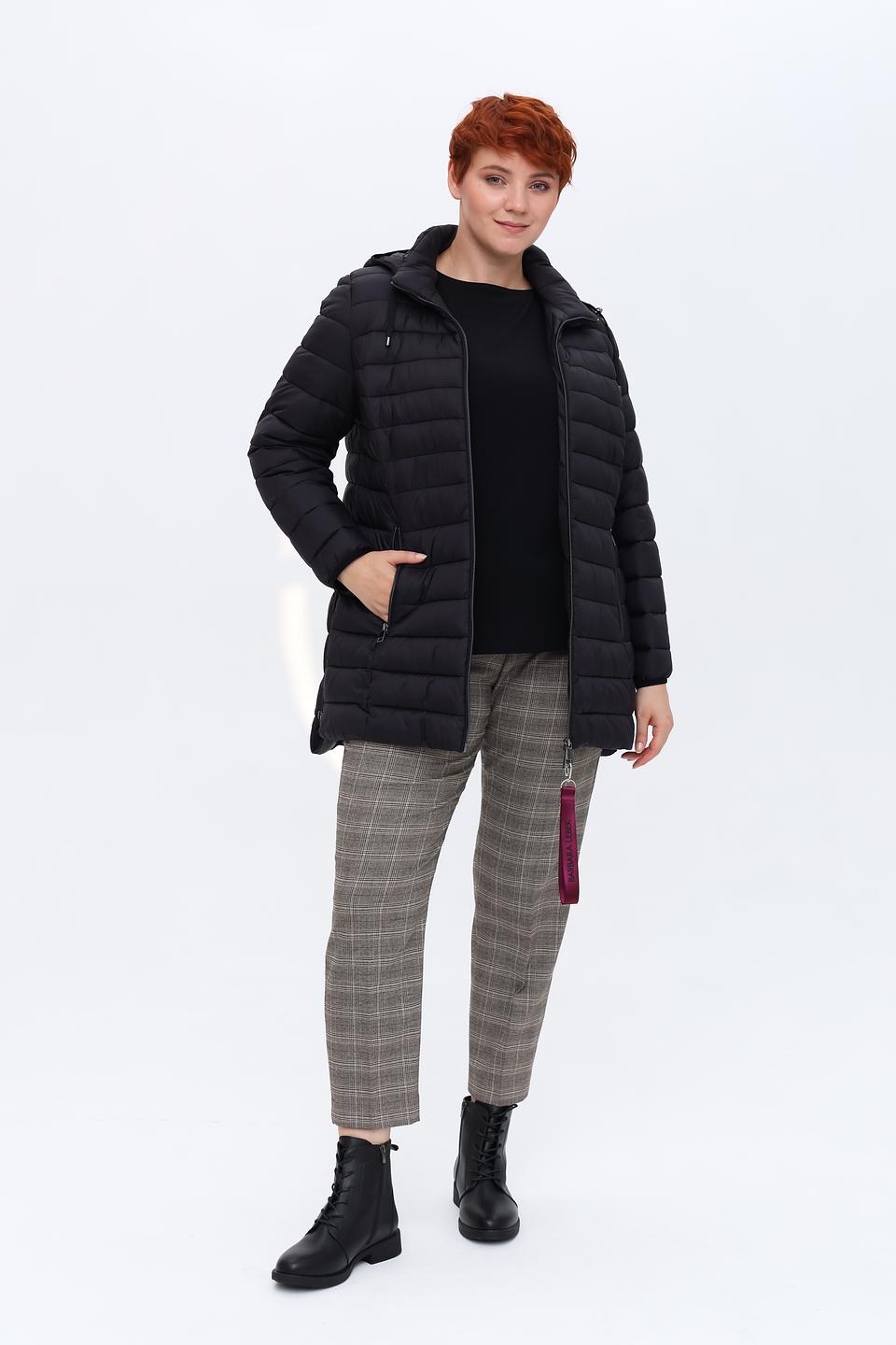 Куртка Barbara Lebek стеганая чёрная