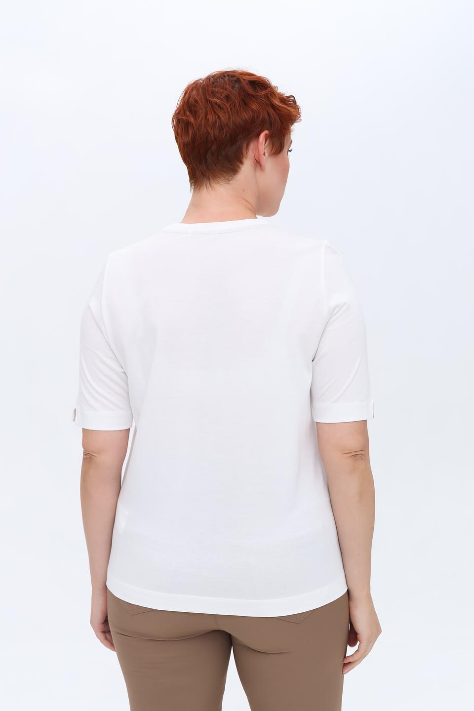 Футболка Gerry Weber EDITION белая с принтом